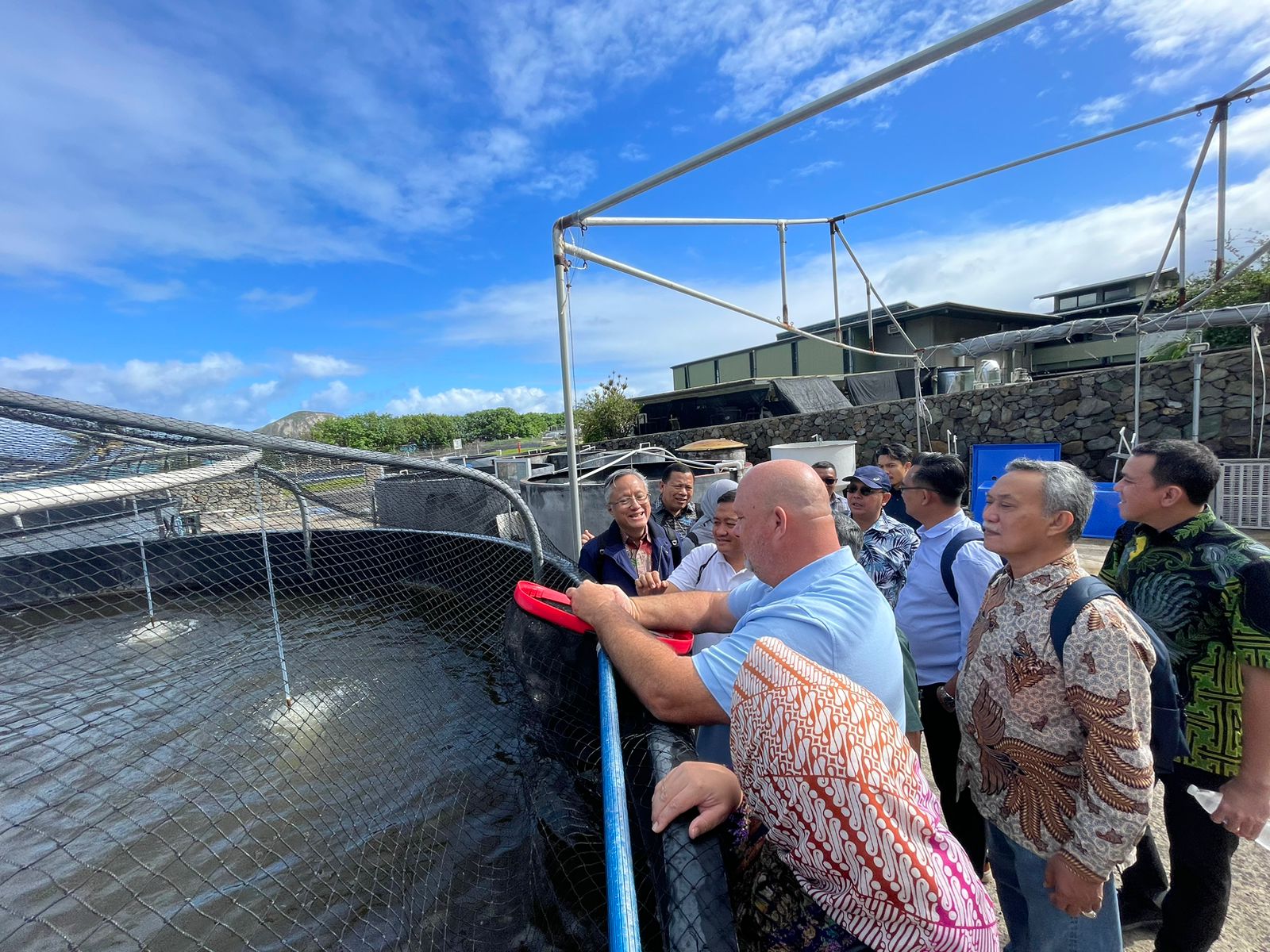 Good and Sustainable Aquaculture Practices (Scooping Mission Development Shrimp Breeding Program) di Oceanic Institute – Hawaii Pacific University